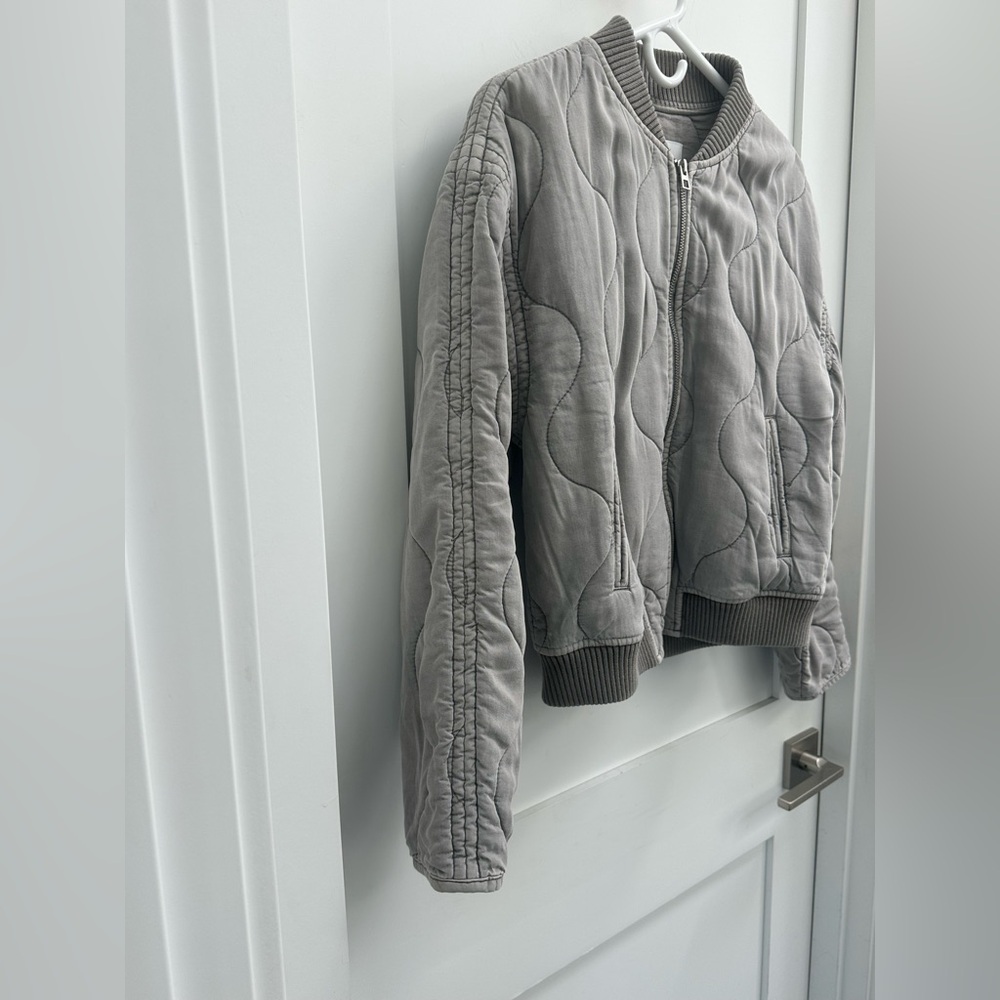 Mango Quilted Bomber Jacket - Picture 12 of 16